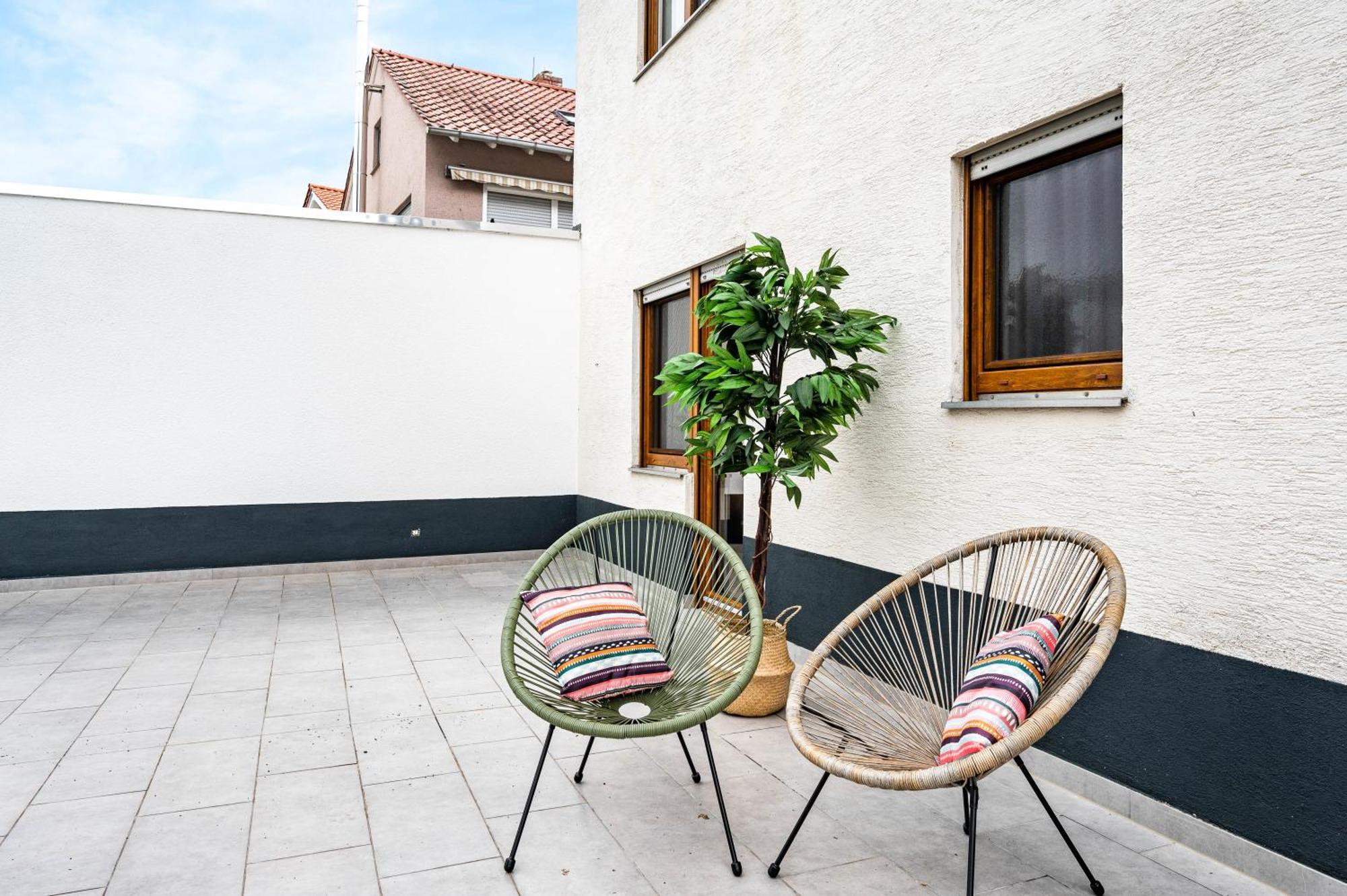 Casa Tortuga - Ruhige 3 Zimmer Wohnung In Huettenfeld Lampertheim Exteriér fotografie